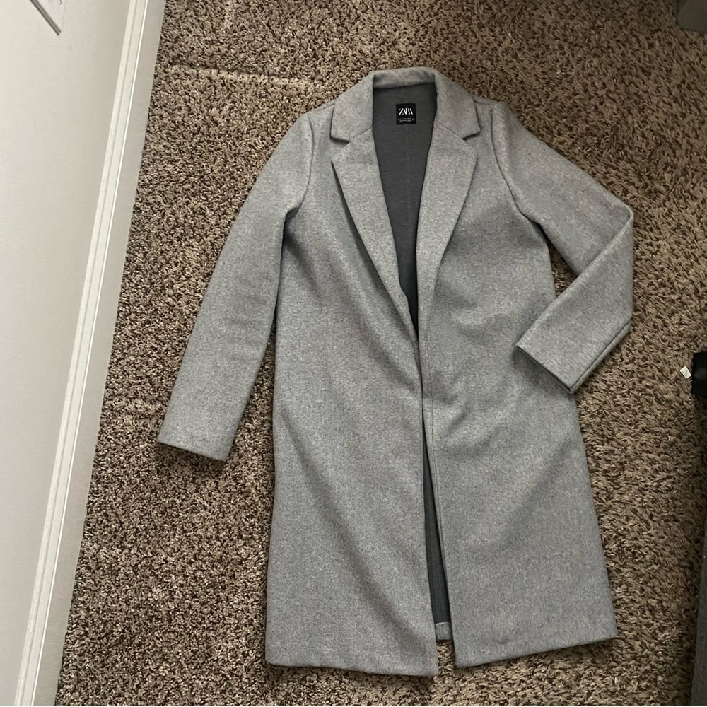 Zara coat - light gray